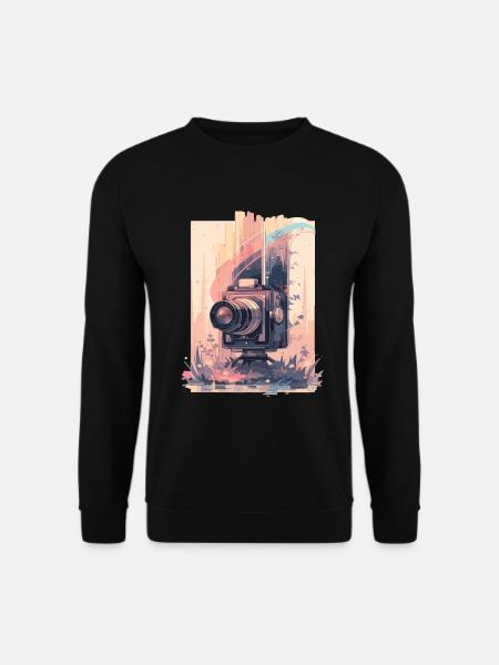 Camera Retro Camera Cameras Analog - Unisex Sweatshirt - black