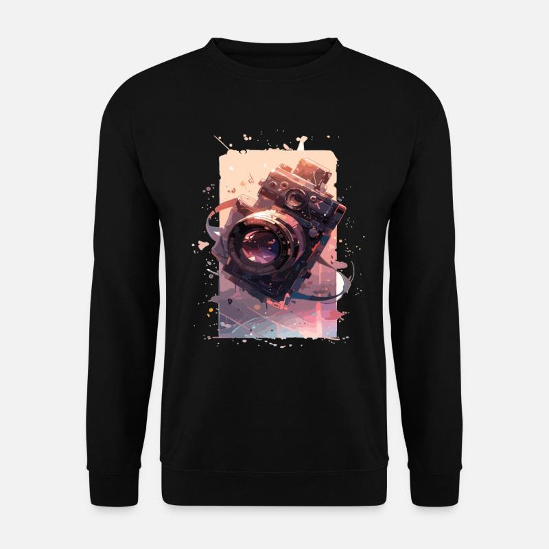 Camera Retro Camera Cameras Analog - Unisex Sweatshirt - black