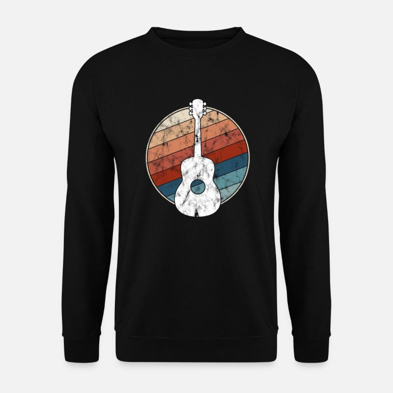 Guitar Retro - Unisex Sweatshirt - black