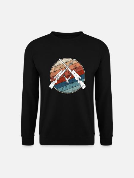 Hunting Retro - Unisex Sweatshirt - black