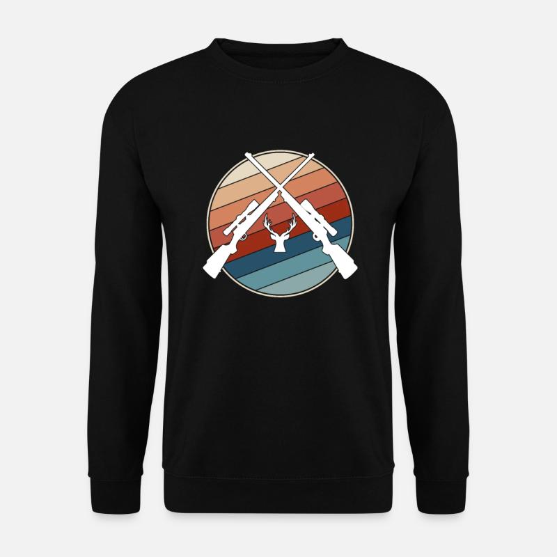 Hunting Retro - Unisex Sweatshirt - black