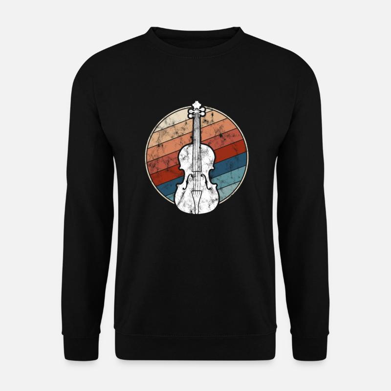 Violin Retro - Unisex Sweatshirt - black