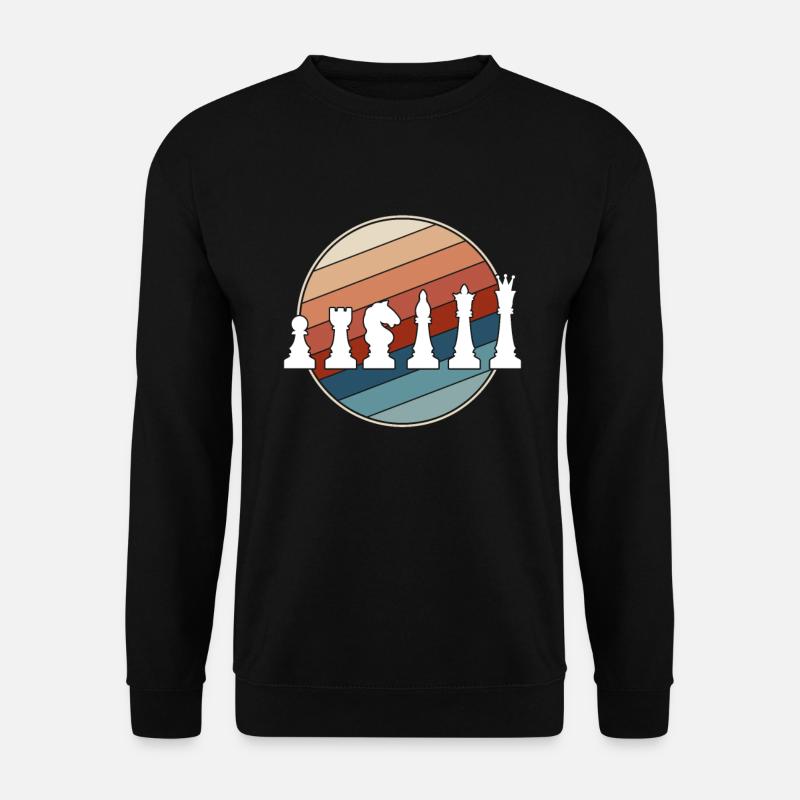 Chess Retro - Unisex Sweatshirt - black