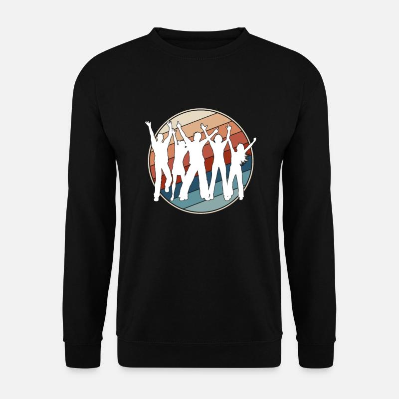 Dancing Retro - Unisex Sweatshirt - black