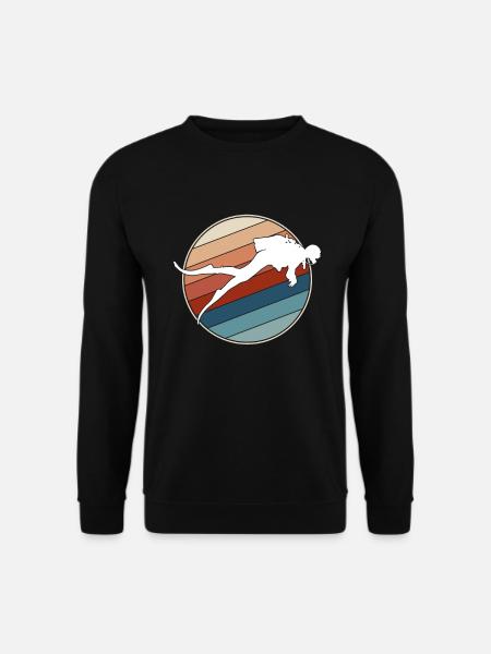 Plongée rétro - Sweat-shirt Unisexe - noir