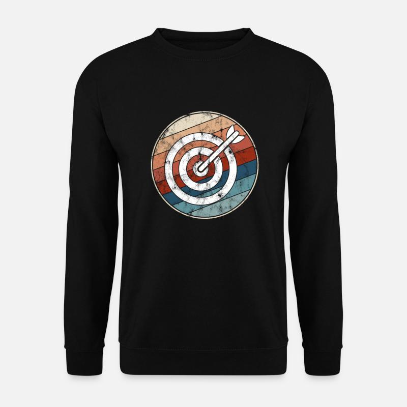 Fléchettes Rétro - Sweat-shirt Unisexe - noir
