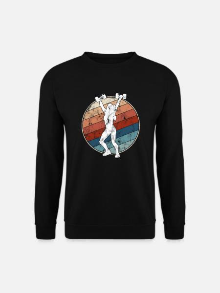Fitness Retro - Unisex Sweatshirt - black
