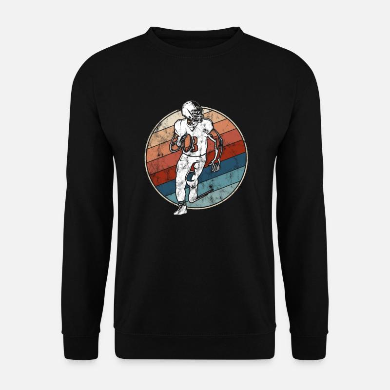 Football Retro - Unisex Pullover - Schwarz