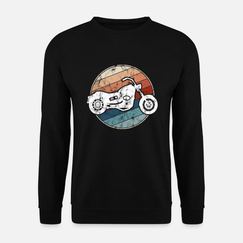 Motorcycle Retro - Unisex Sweatshirt - black