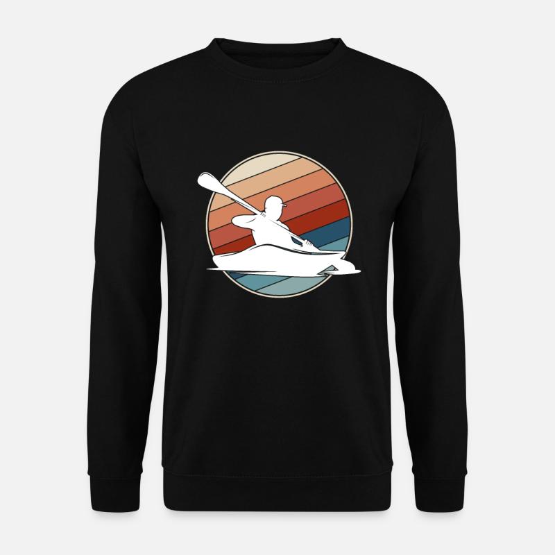 Kanu Retro - Unisex Pullover - Schwarz