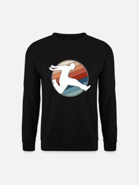 Parkour Retro - Unisex Sweatshirt - black