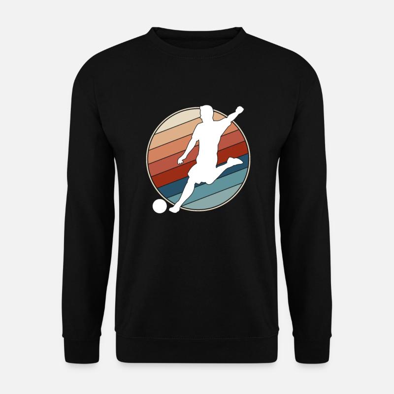 Fußball Retro - Unisex Pullover - Schwarz