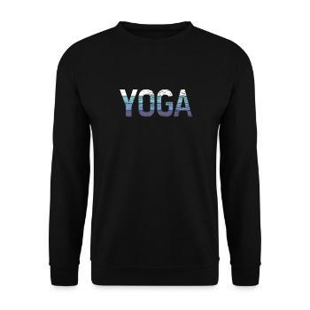 Yoga - Sweat-shirt Unisexe - noir - Devant - Alina (178cm) & Michal (187cm)
