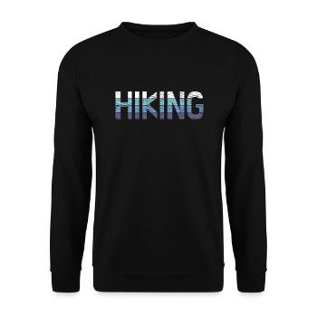 Wander - Unisex Sweatshirt - black - Front - Alina (178cm) & Michal (187cm)