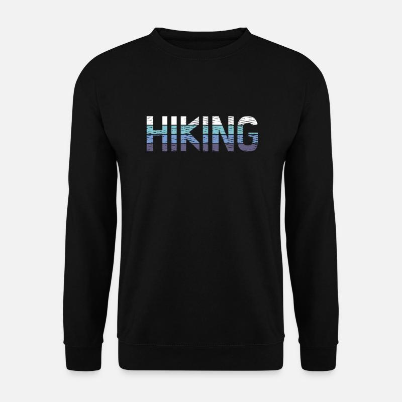 Wandern - Unisex Pullover - Schwarz