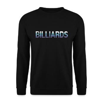 Billiard - Unisex Pullover - Schwarz - Vorne - Alina (178cm) & Michal (187cm)