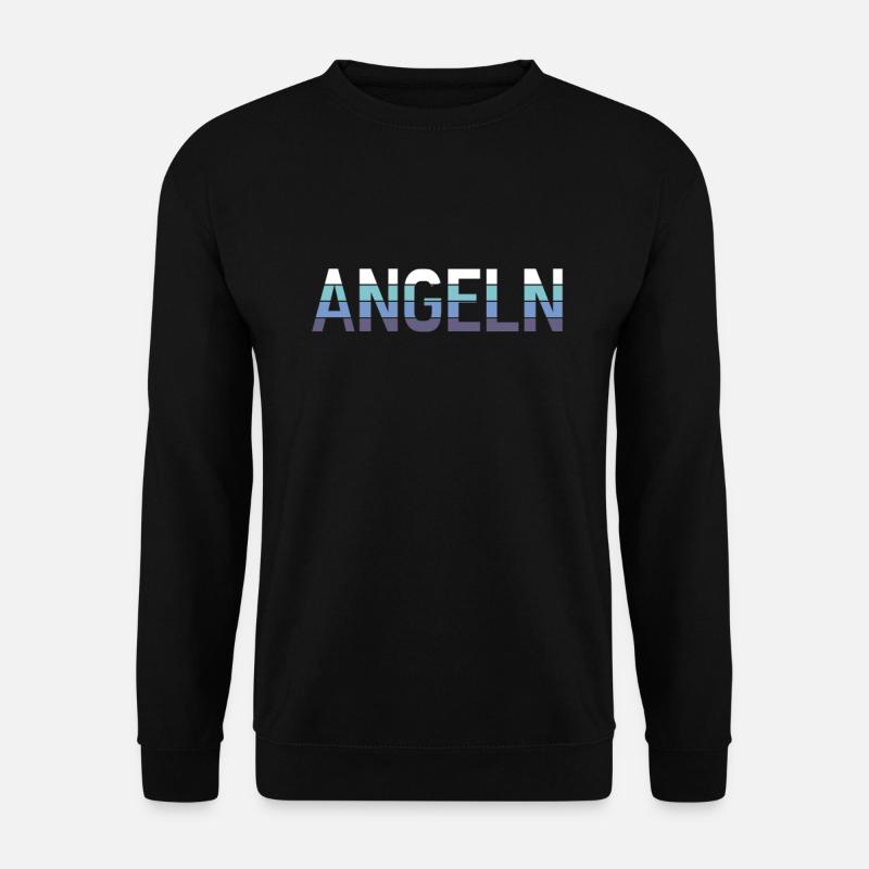 Angeln - Unisex Pullover - Schwarz