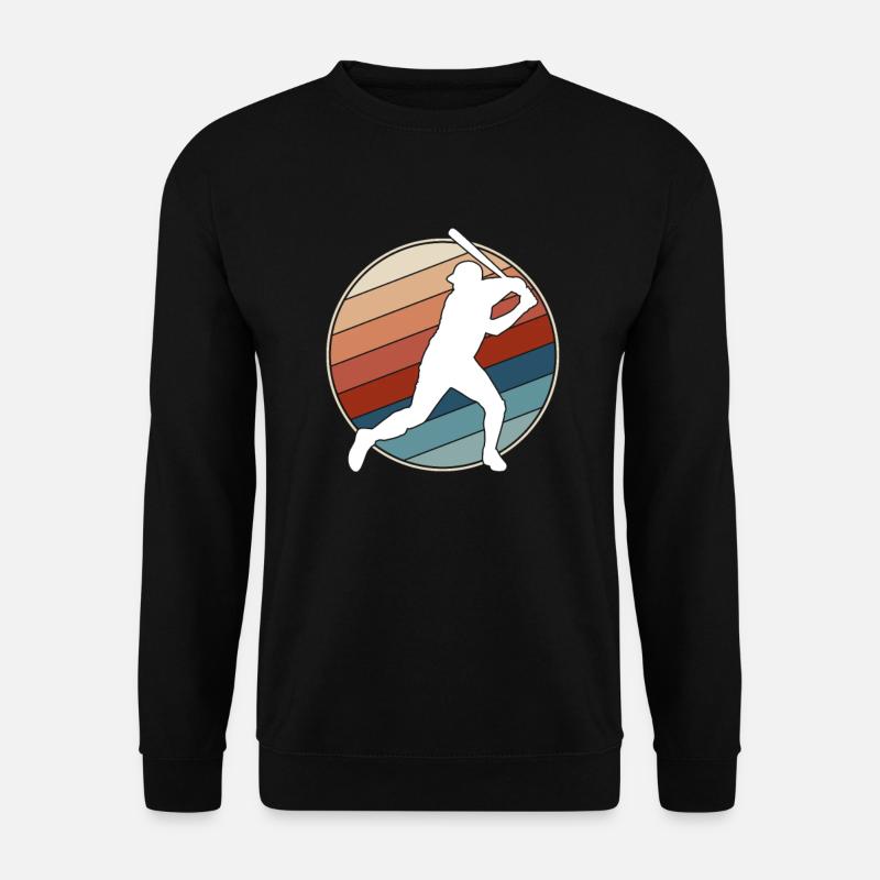 Baseball Retro - Unisex Pullover - Schwarz
