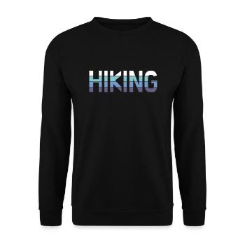 Wander - Unisex Sweatshirt - black - Front - Alina (178cm) & Michal (187cm)