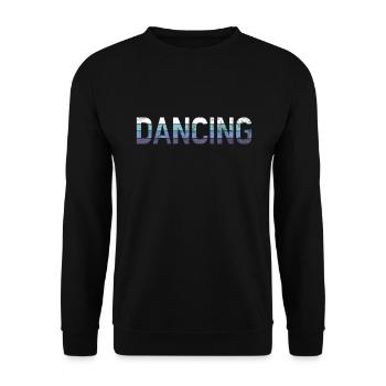 Dance - Unisex Sweatshirt - black - Front - Alina (178cm) & Michal (187cm)