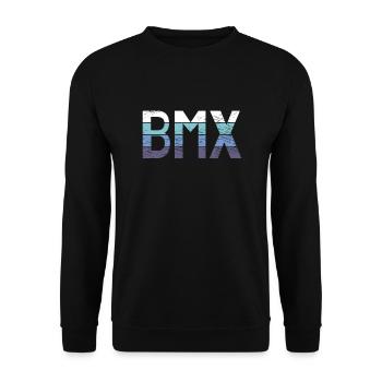 BMX - Unisex Sweatshirt - black - Front - Alina (178cm) & Michal (187cm)