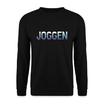 Joggen - Unisex Pullover - Schwarz - Vorne - Alina (178cm) & Michal (187cm)