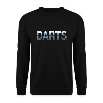Darts - Unisex Sweatshirt - black - Front - Alina (178cm) & Michal (187cm)