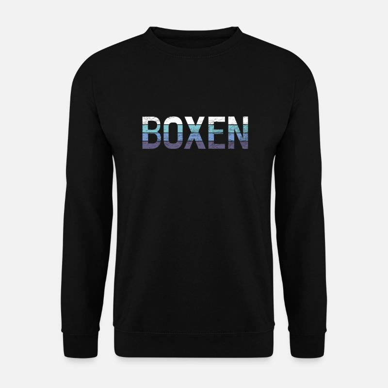 Boxen - Unisex Pullover - Schwarz