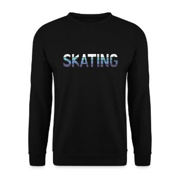 Skating - Unisex Pullover - Schwarz - Vorne - Alina (178cm) & Michal (187cm)