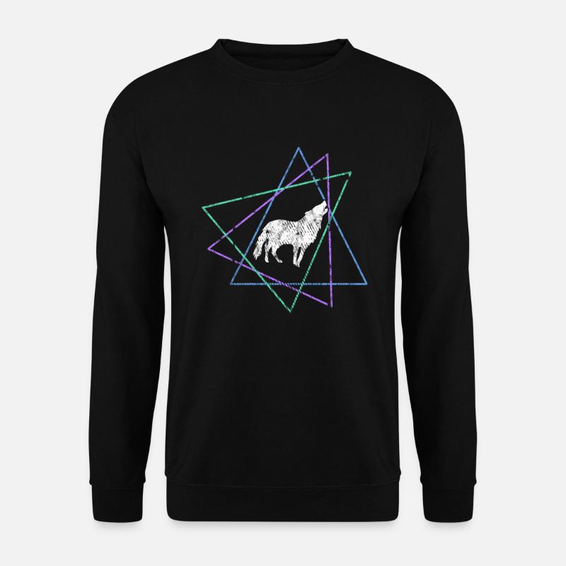 Loup - Sweat-shirt Unisexe - noir