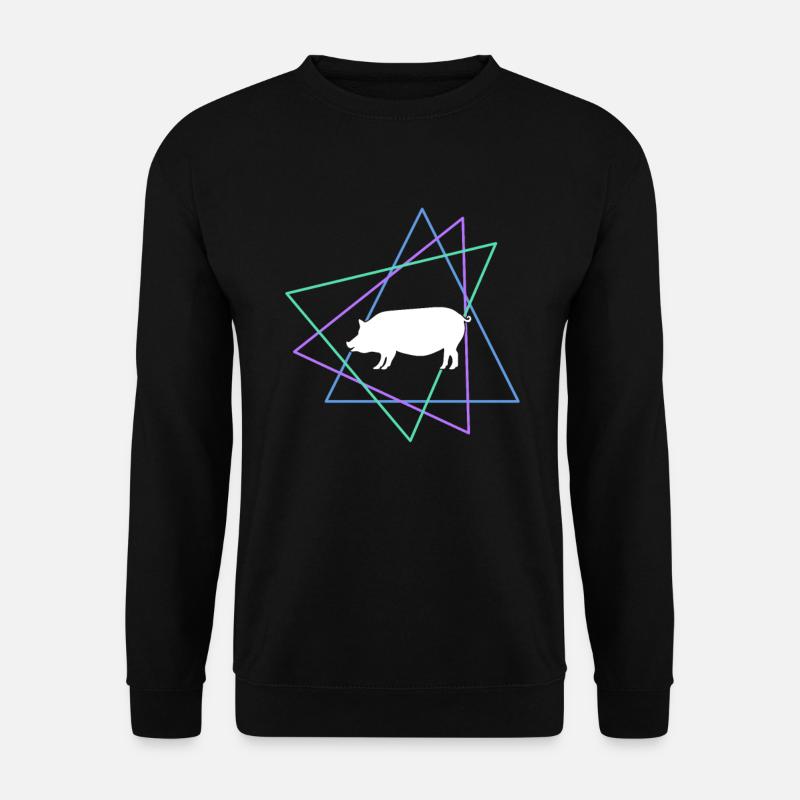 Schwein - Unisex Pullover - Schwarz