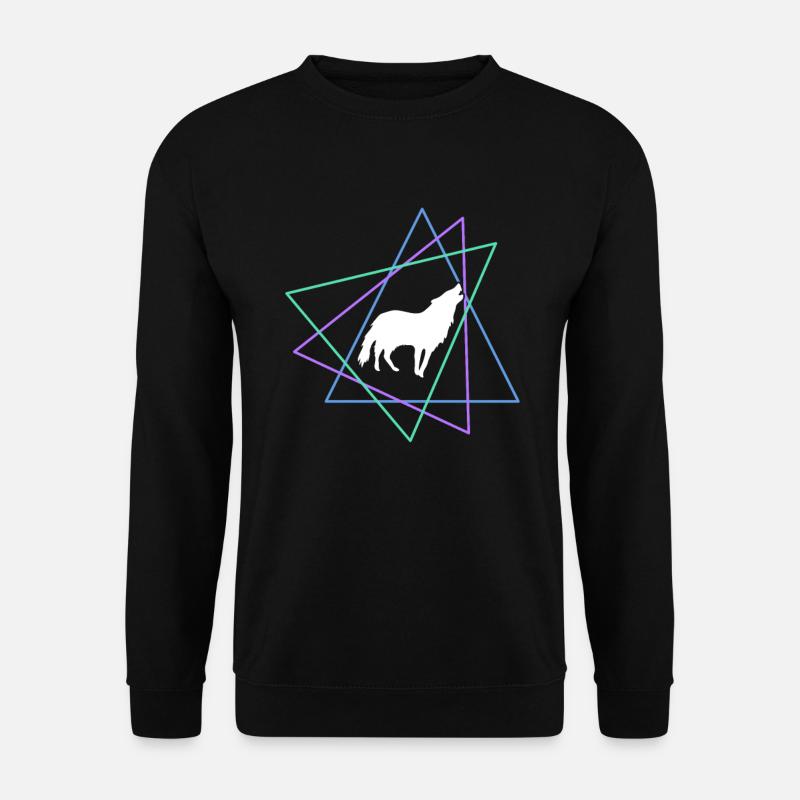 Wolf - Unisex Sweatshirt - black
