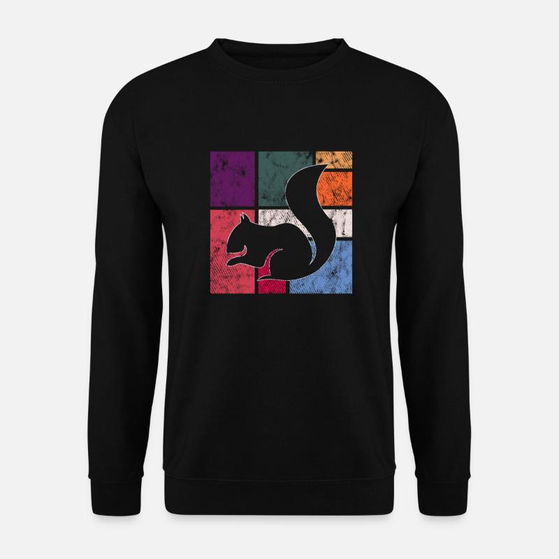Squirrel - Unisex Sweatshirt - black
