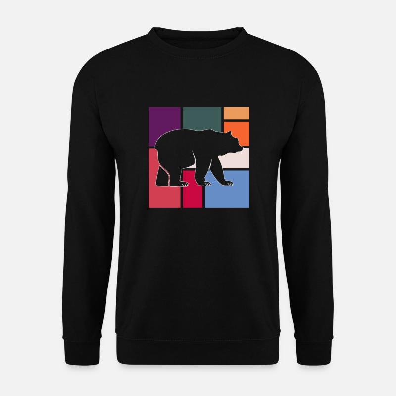 Bär - Unisex Pullover - Schwarz