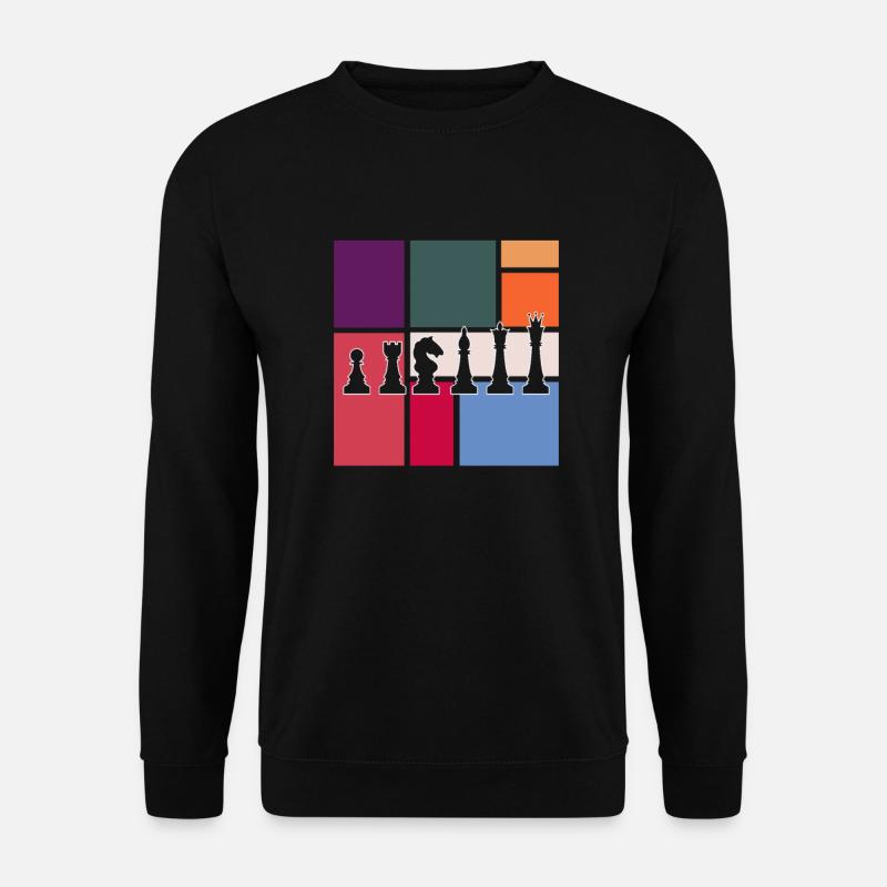 Schach - Unisex Pullover - Schwarz
