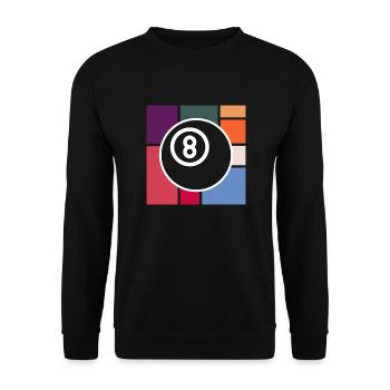 Billiards - Unisex Pullover - Schwarz - Vorne - Alina (178cm) & Michal (187cm)
