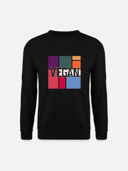 Végétalien - Sweat-shirt Unisexe - noir