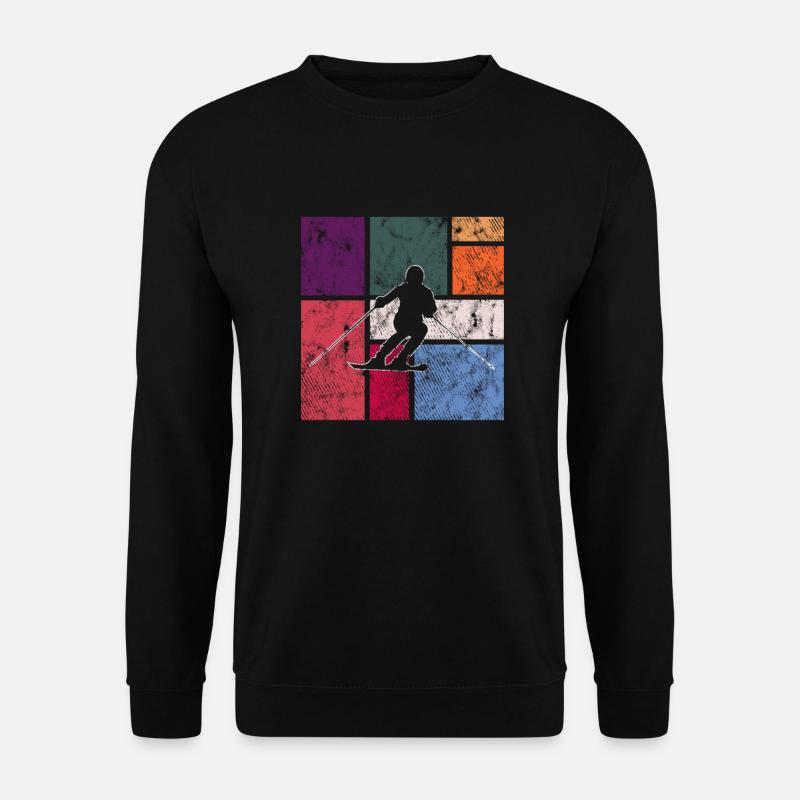 Ski - Unisex Pullover - Schwarz