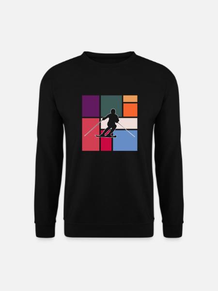 Ski - Sweat-shirt Unisexe - noir