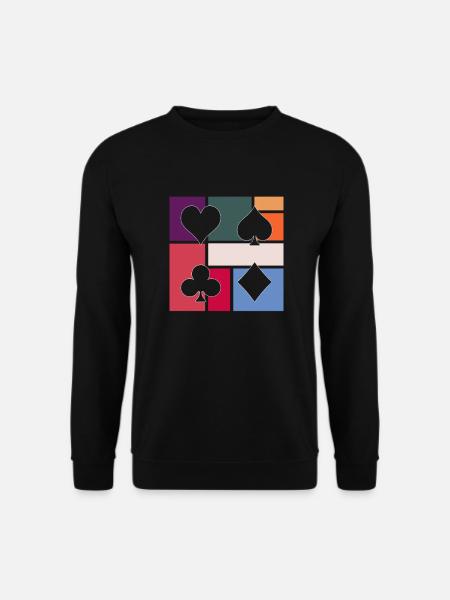 Poker - Unisex Pullover - Schwarz