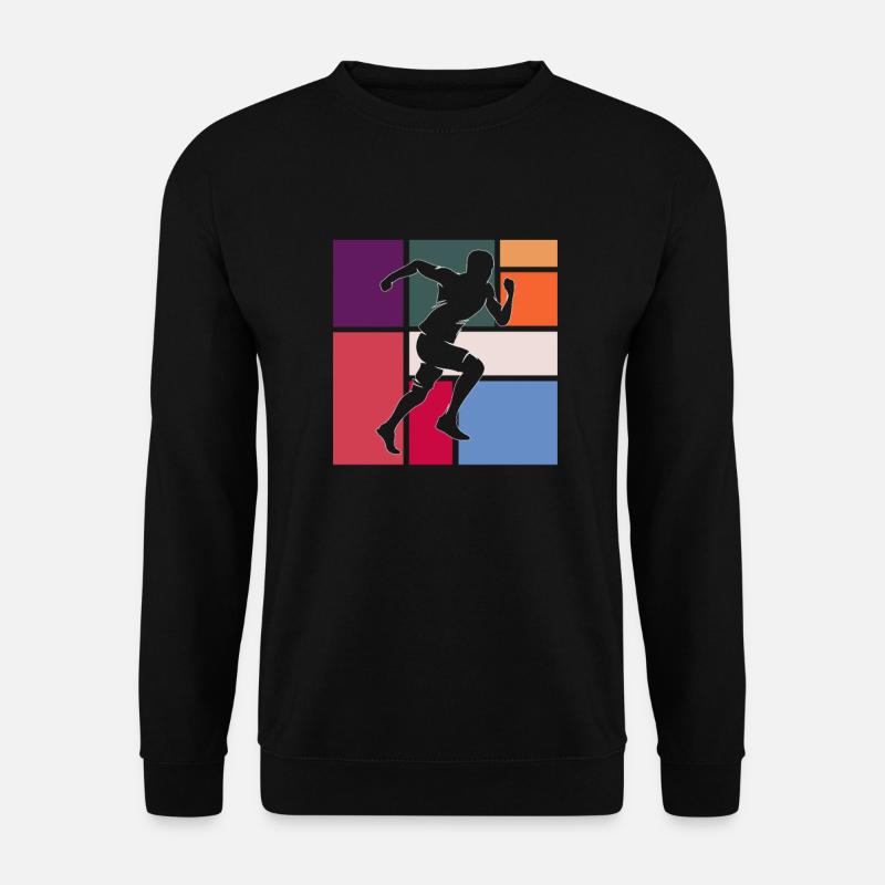 Joggen - Unisex Pullover - Schwarz