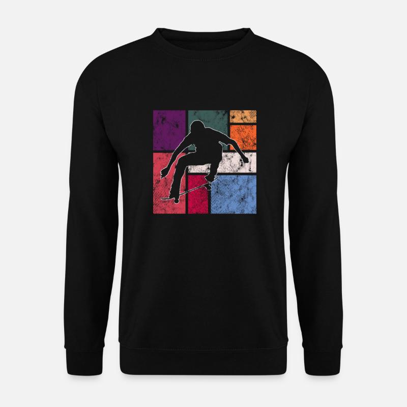 Skating - Unisex Pullover - Schwarz
