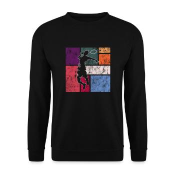 Federball - Unisex Pullover - Schwarz - Vorne - Alina (178cm) & Michal (187cm)
