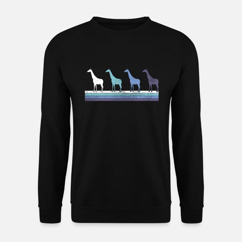 Giraffe - Unisex Pullover - Schwarz