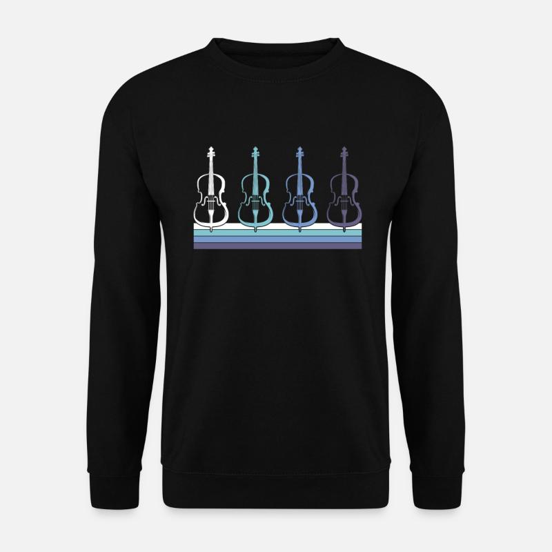 Geige - Unisex Pullover - Schwarz