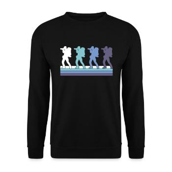 Fotografie - Unisex Pullover - Schwarz - Vorne - Alina (178cm) & Michal (187cm)