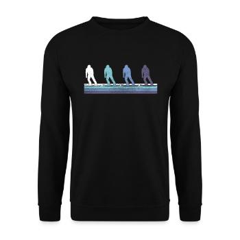 Planche à neige - Sweat-shirt Unisexe - noir - Devant - Alina (178cm) & Michal (187cm)