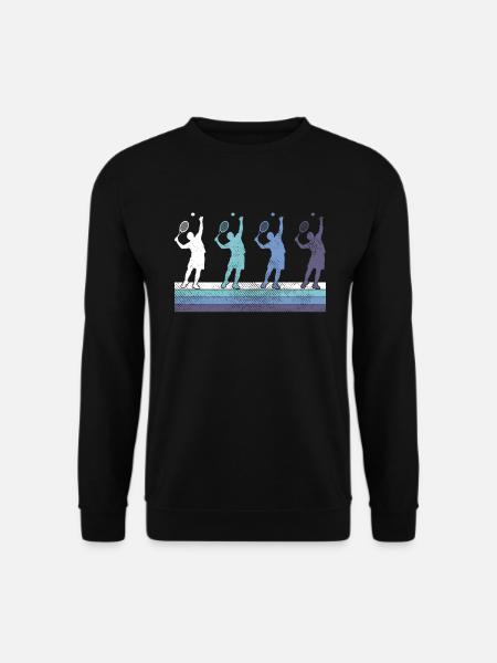 Tennis - Sweat-shirt Unisexe - noir