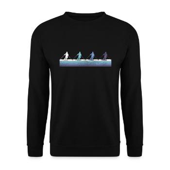 Ski - Sweat-shirt Unisexe - noir - Devant - Alina (178cm) & Michal (187cm)