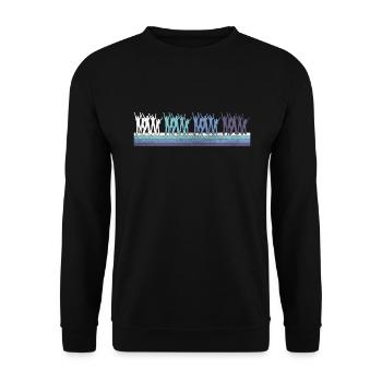 Danser - Sweat-shirt Unisexe - noir - Devant - Alina (178cm) & Michal (187cm)